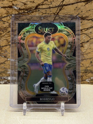 Panini Select Rodrygo Mezzanine Camo Prizm /199 карта