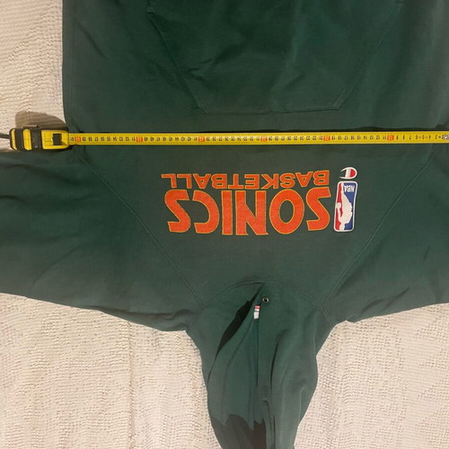 Sonics hoodie used, vintage athletic, green, size XL
