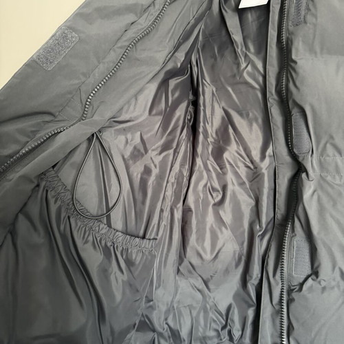 Weekday Dark Grey Puffer Coat New, Oversized, Waterproof, Windproof