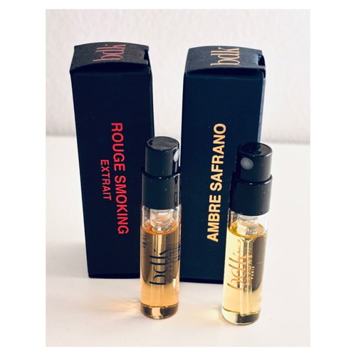 BDK Parfums Rouge Smoking Extrait & Ambre Safrano tester samples new