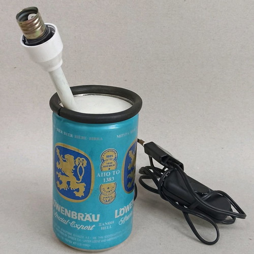 Lowenbrau beer promotional lamp old functional
