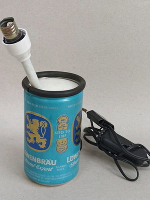 Lowenbrau beer promotional lamp old functional