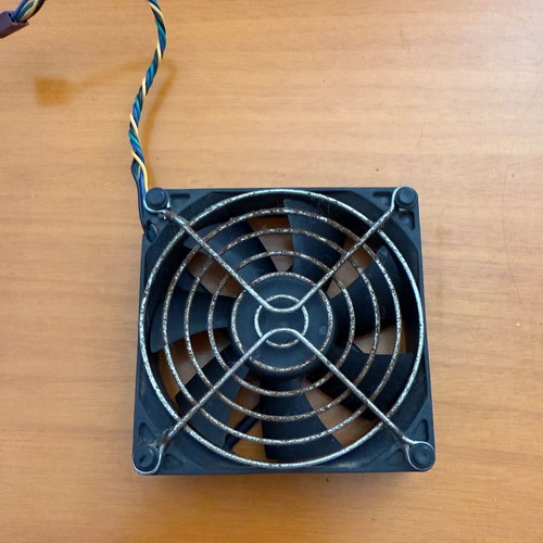Foxconn 92mm computer case fan used with protective grill