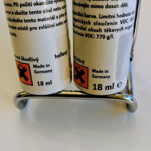 Genuine Skoda steel grey metallic paint new for scratches
