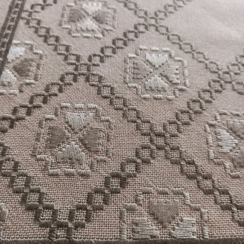 Handmade Lefkaritiko embroidery on etamine like new