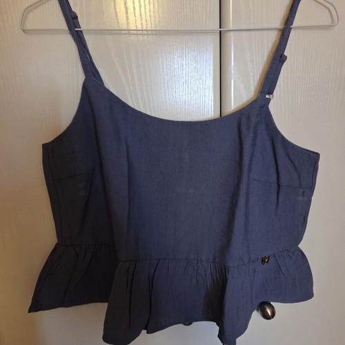 Regalinas set like new, blue crop pants and crop top