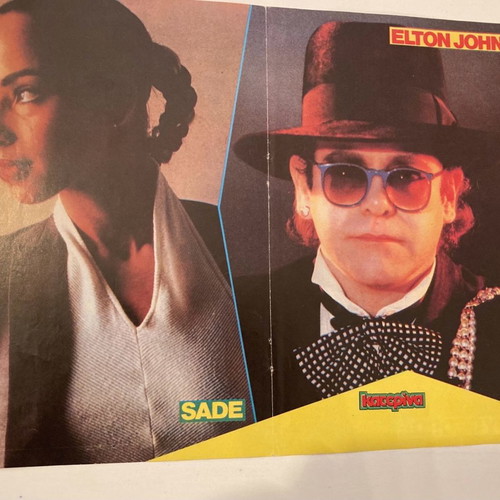 Boy George George Michael Sade Elton John poster like new