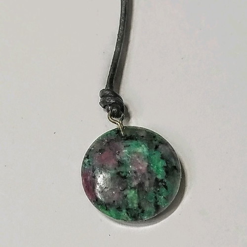 Zoisite pendant new, size 2 centimeters