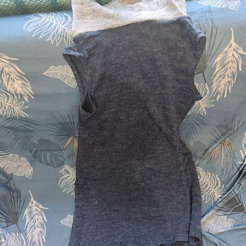 Dress like new, size XXL, gray and blue