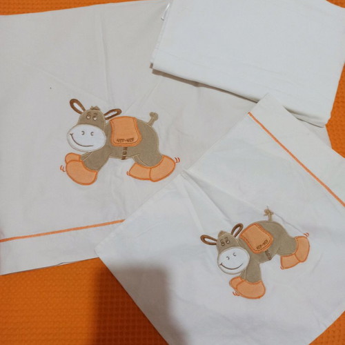 Baby bedding sets and swaddle sheets used, pack of 5
