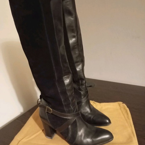 Fratelli Rossetti leather boots like new, black, size 37.5