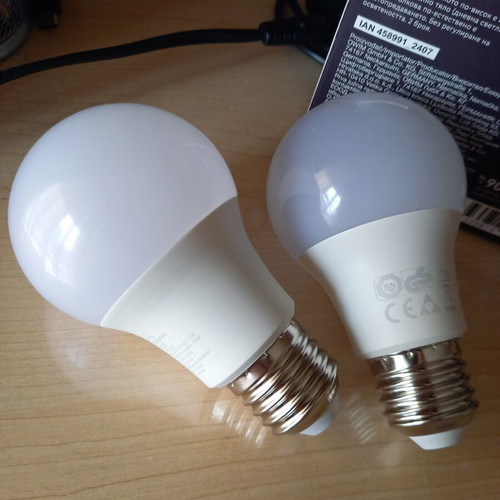 Led light bulbs new, pack of 2, warm white 2700K