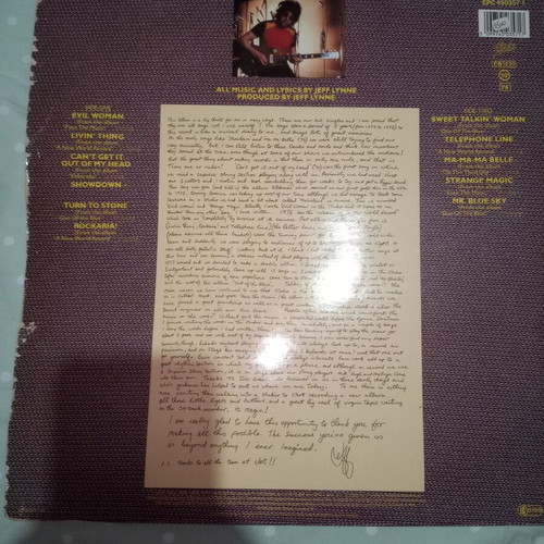 ELO Greatest Hits vinyl record used, rock genre