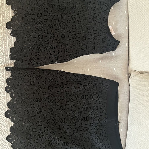 Regalinas women's black skirt and blouse set, skirt medium, blouse small