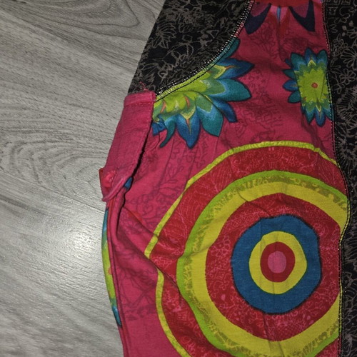 Desigual dress for girl like new with gathers and side buttons