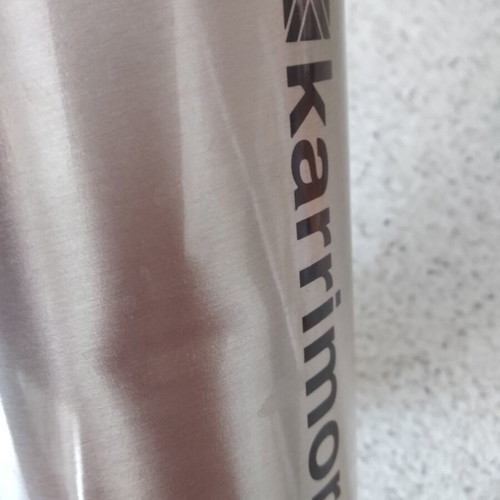 Karrimor metal water bottle 0.5lt used with small dent