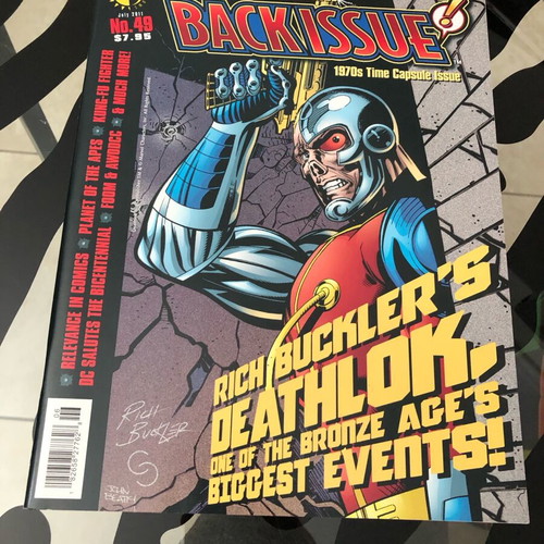 Back Issue Magazine 49 new, Deathlok, Planet of the Apes, Marvel DC Comics