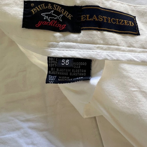 Paul & Shark Yachting White Summer Pants size 56 used