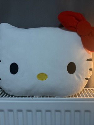 Hello Kitty μαξιλάρι κεφαλής από πλούζ, σαν καινούργιο, 35x25εκ
