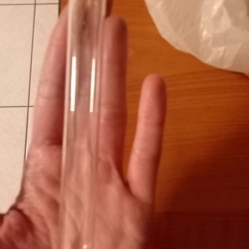 Test tubes used, pack of 7, length 14 cm