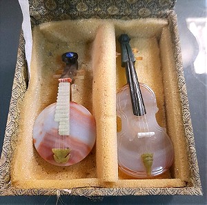 μινιατούρες μουσικά όργανα vintage Πετρίνα