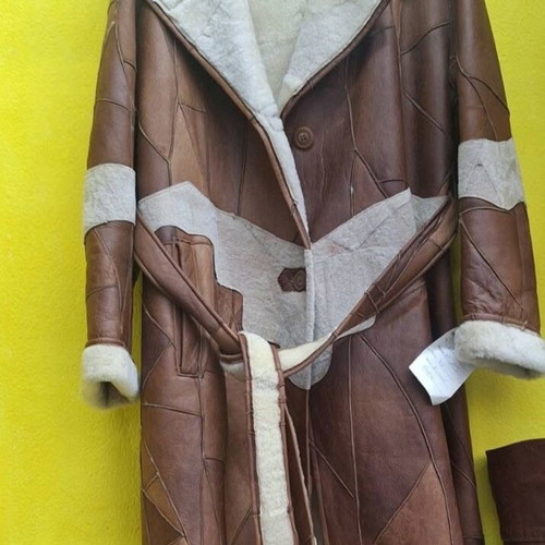 Mouton coat Kastorias new, brown, size M