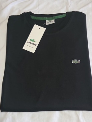 Lacoste men's short-sleeve T-shirt black sizes S, XL, XXL