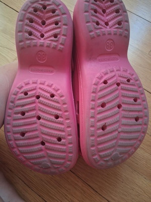 Crocs sandals size 38, pink