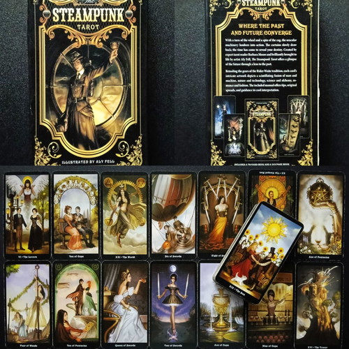 Steampunk Tarot deck used by Barbara Moore