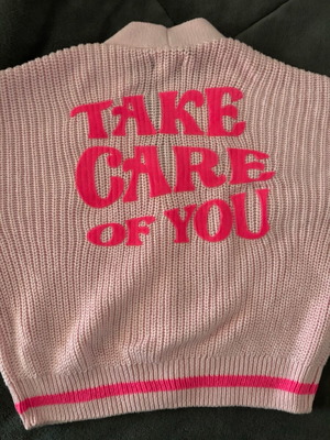 OVS knitted cardigan 5-6 years like new, pink