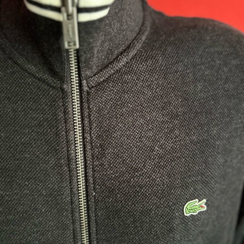 Lacoste men's jacket gray, like new, size L