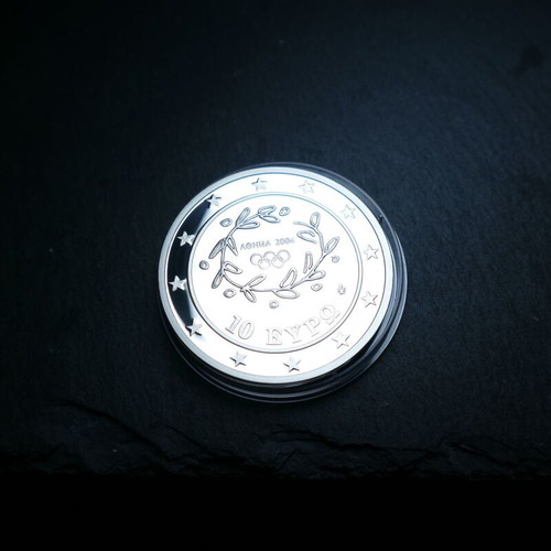10 Euro 2004 Long Jump Silver Coin
