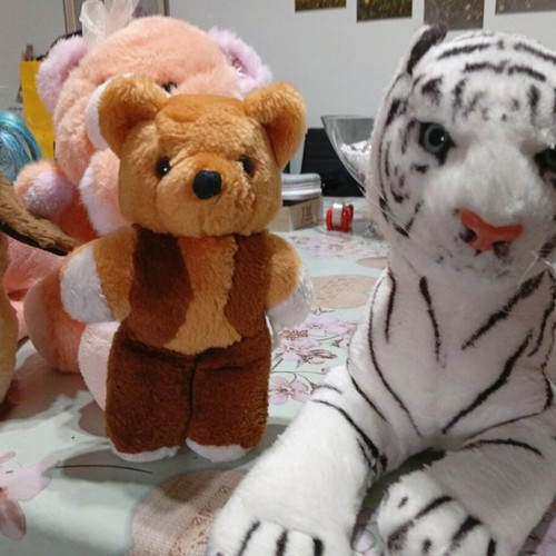 Stuffed animals like new