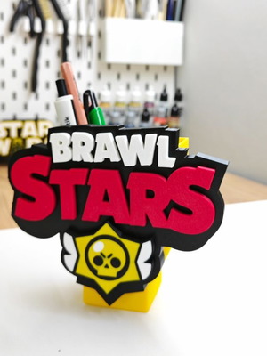 Μολυβοθήκη Brawl Stars καινούργια, 3D printed με εντυπωσιακό logo