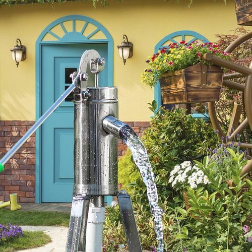 Stainless Steel Manual Garden Water Pump for Barrel