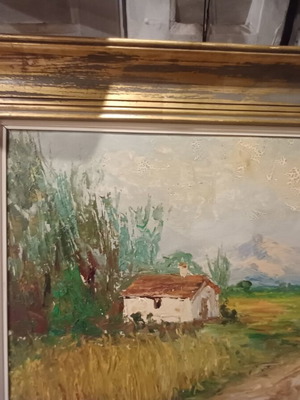 Oil painting with spatula 0.90x0.60