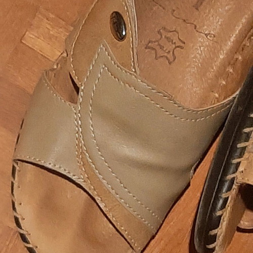 Leather sandals used, size 41, orthopedic, anti-slip