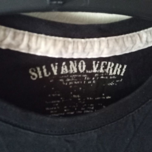 Silvano Verri Summer T-shirt like new, black, size M