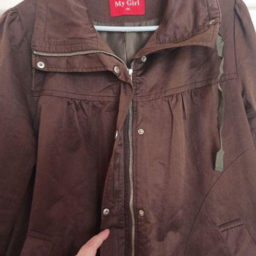My Look satin waterproof brown XL caparone like new