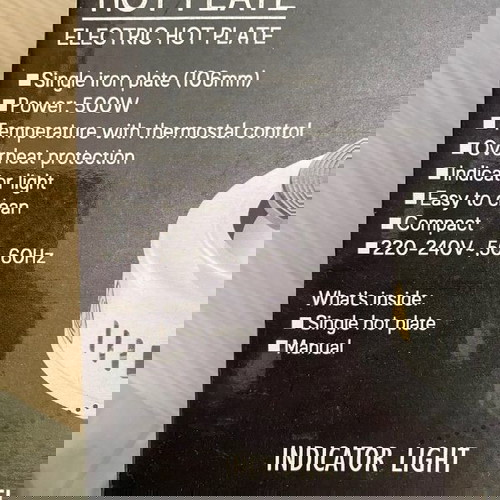 Επιτραπέζια εστία εμαγιέ μονή