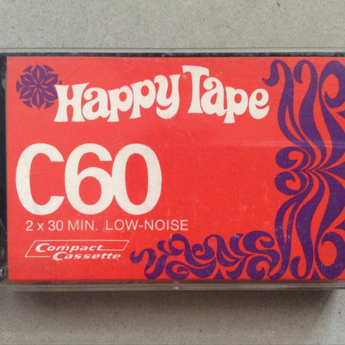 Happy Tape Vintage Recordable Audio Cassette Tape used