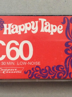 Happy Tape Vintage Recordable Audio Cassette Tape used