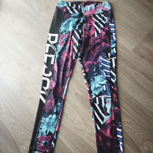 Reebok sports leggings, multicolor, size XS