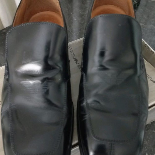 Emporio Armani men's shoes used, size 40, black