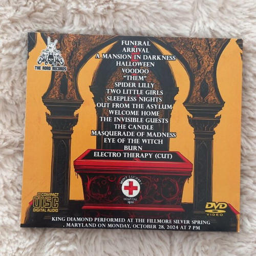 King Diamond Live Unofficial Release CD new, metal