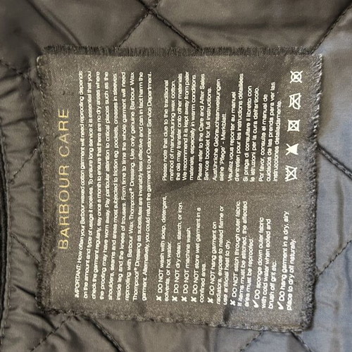 Barbour International Duke waxed cotton jacket M size, excellent condition, black