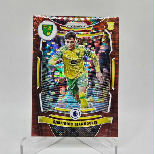2021-22 Panini Prizm EPL Dimitrios Giannoulis Rookie Bronze Breakaway Prizm card like new