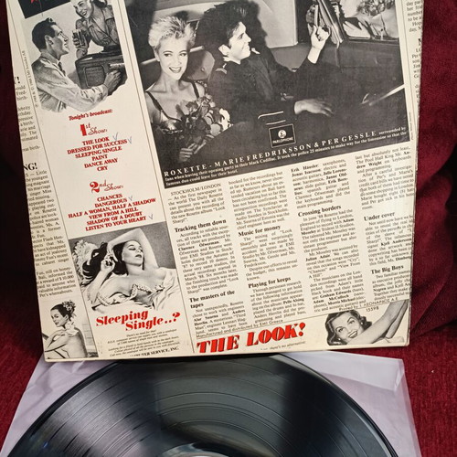Roxette Look Sharp! vinyl record, Greek pressing, pop