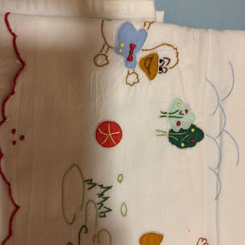Hand-Embroidered Baby Crib Sheets set of 10 like new