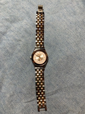 Swatch Irony women's watch new, gold and silver